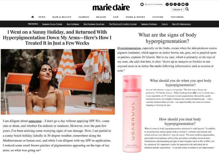 Ich bin in den sonnigen Urlaub gefahren und mit Hyperpigmentierung an den Armen zurückgekommen