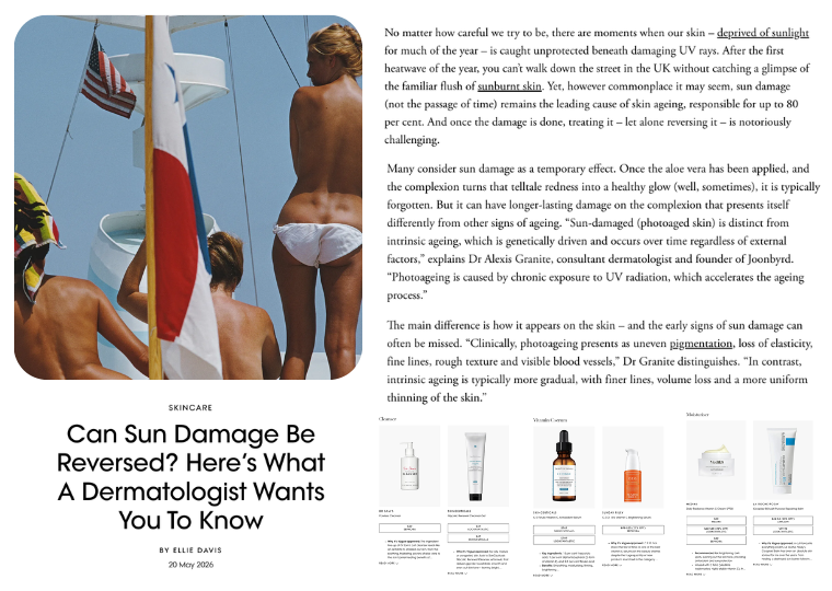 Can Sun Damage Be Reversed? Here’s What A Dermatologist Wants You To Know